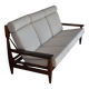 Reupholstered Mid Century Highback Sofa