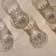 Set of 6 crystal cups