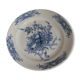 Plat rond en faience