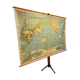 Large Vintage New World School Map