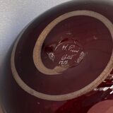 Vase verre Robert Pierini Biot