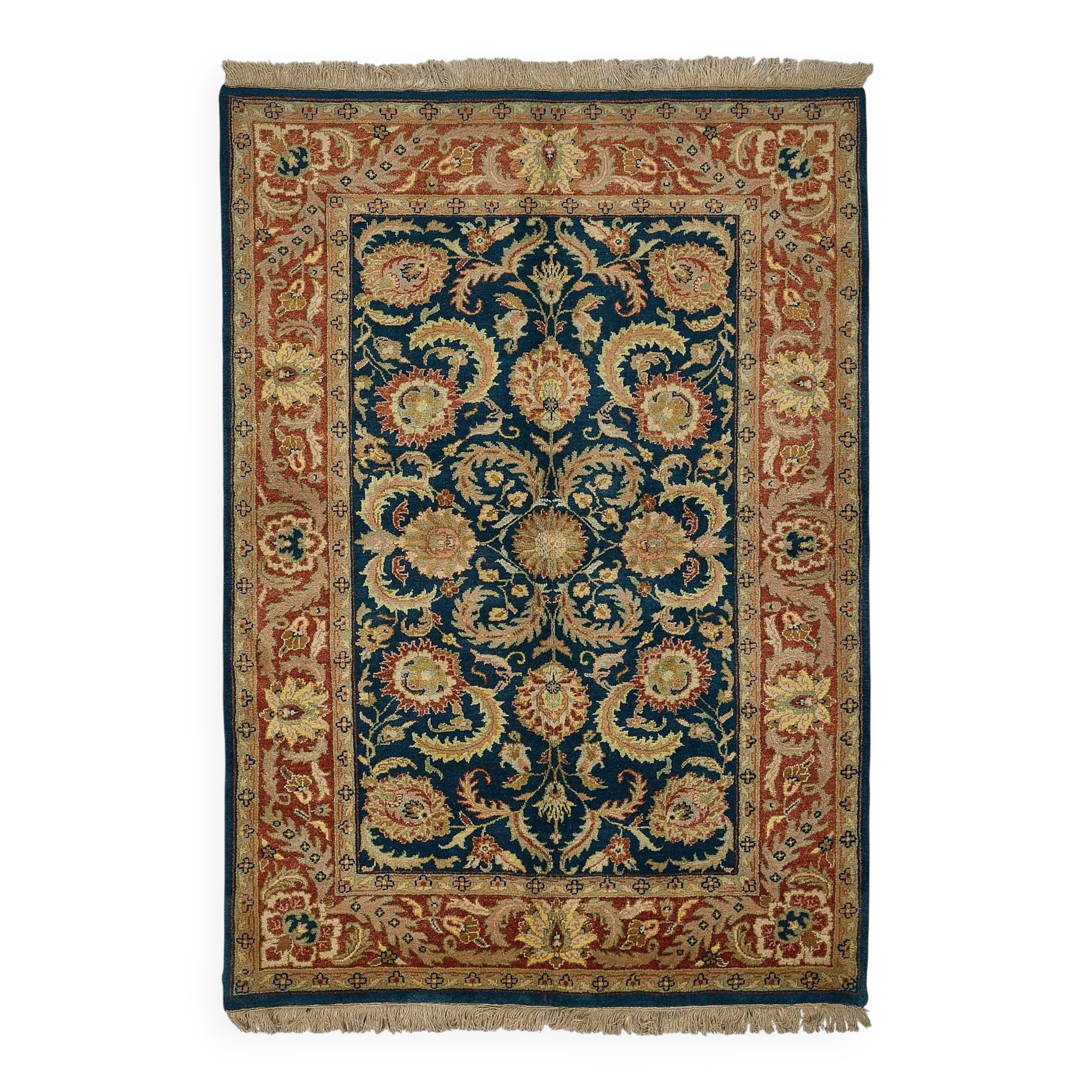 Turkish Handknotted Wool Oushak Rug 165 cm x 236 cm