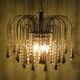 Italian Murano glass waterfall chandelier 1960