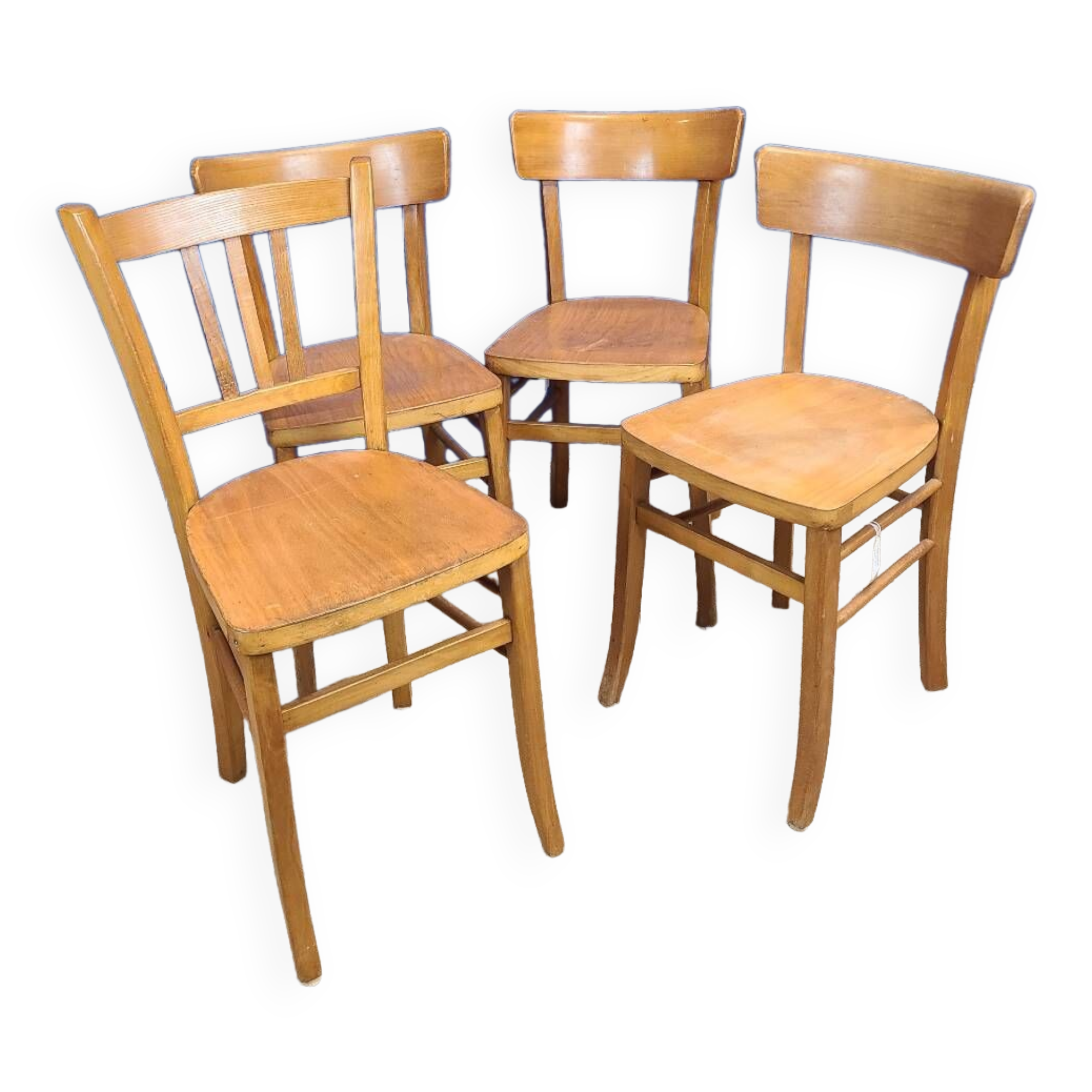 4 vintage luterma bistro chairs