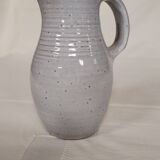 Stoneware pitcher signed Pierlot