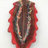 Glazed earthenware cup, signed Vallauris, France 1960s