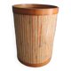 Vintage basket in bamboo and straw