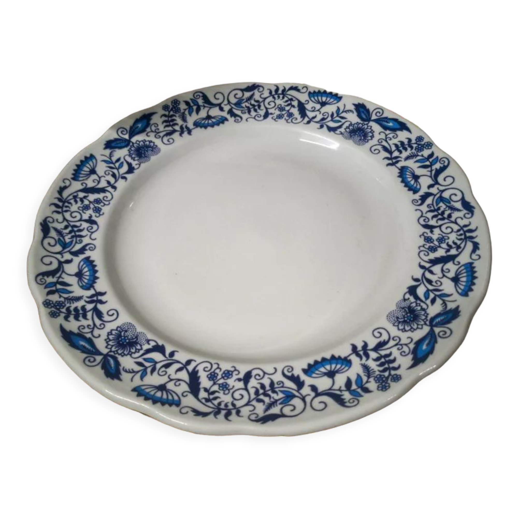 6 Pyroblan porcelain plates