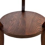 Art Deco Side Table Plant Table Oak 1950s Design