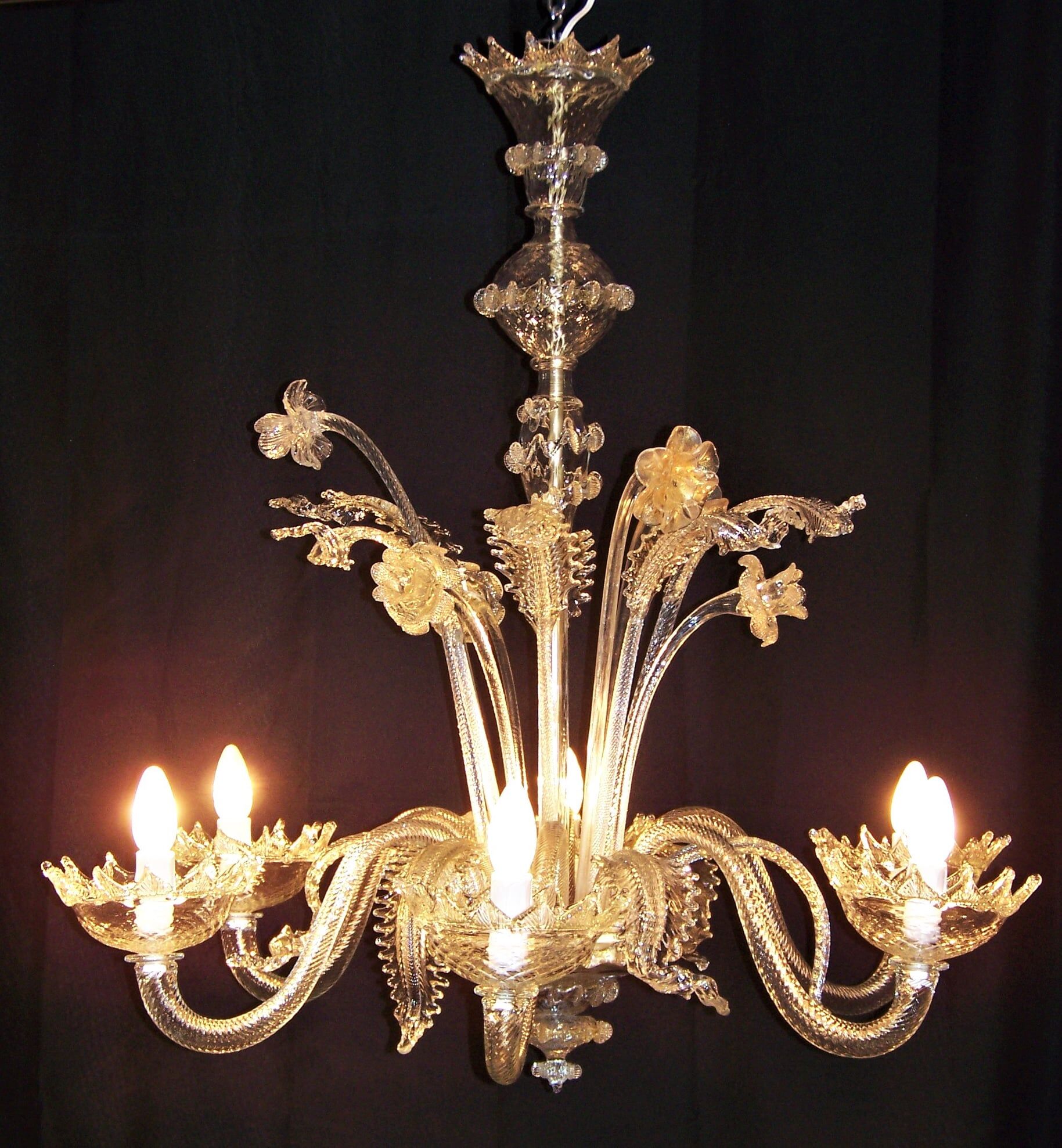 Murano Mi-Translucent, Mi-Poudré gold
