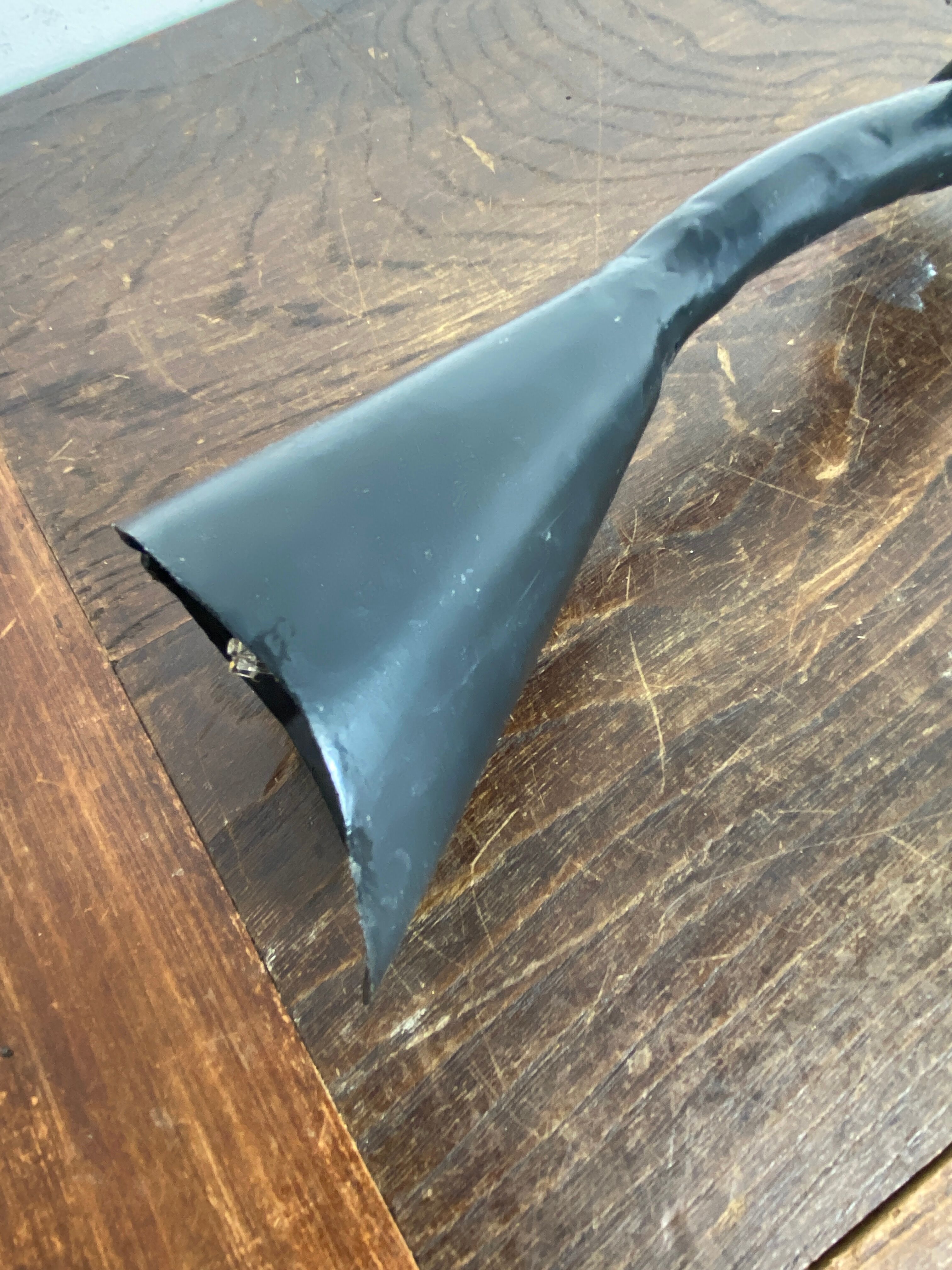 Wrought iron wall sconce