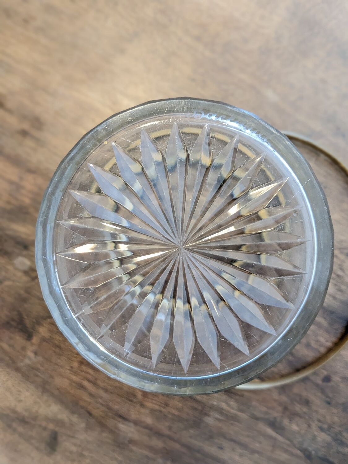 Art deco ice bucket in Baccarat crystal