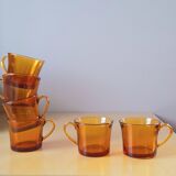 Amber arcopal cups 70s