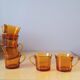 Amber arcopal cups 70s