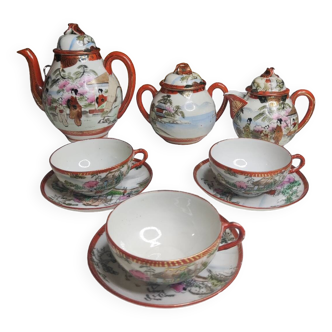 Japanese porcelain tea set