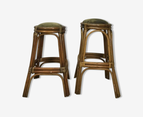 Vintage tiki bar stool / tabouret | Selency
