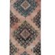 Vintage turkish rug from oushak, hand-woven 90x492 cm