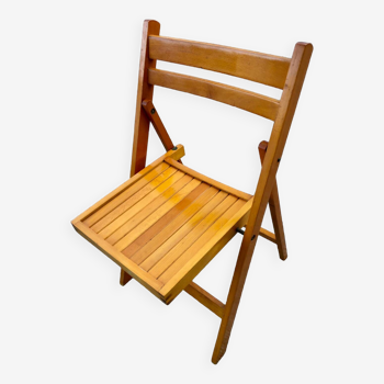 Chaise pliante en bois