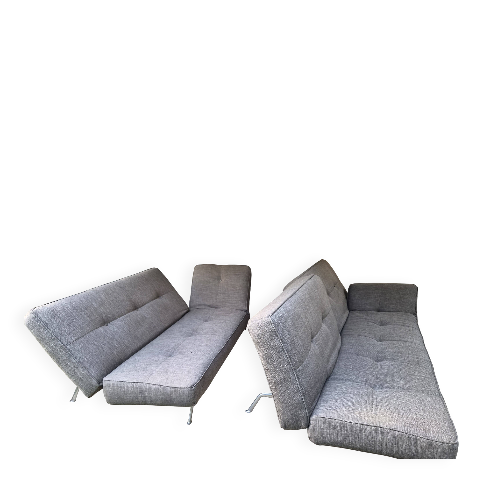 2 Canapés CINNA "smala" by designer Pascal MOURGUE