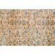 Vintage Turkish handmade wool cotton orange rug 147x251