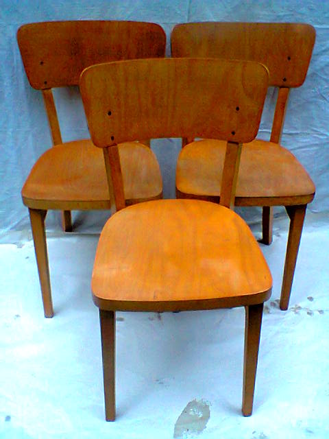3 chairs THONET
