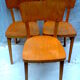 3 chairs THONET
