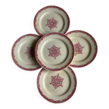 Assiettes Terre de Fer J.Vieillard