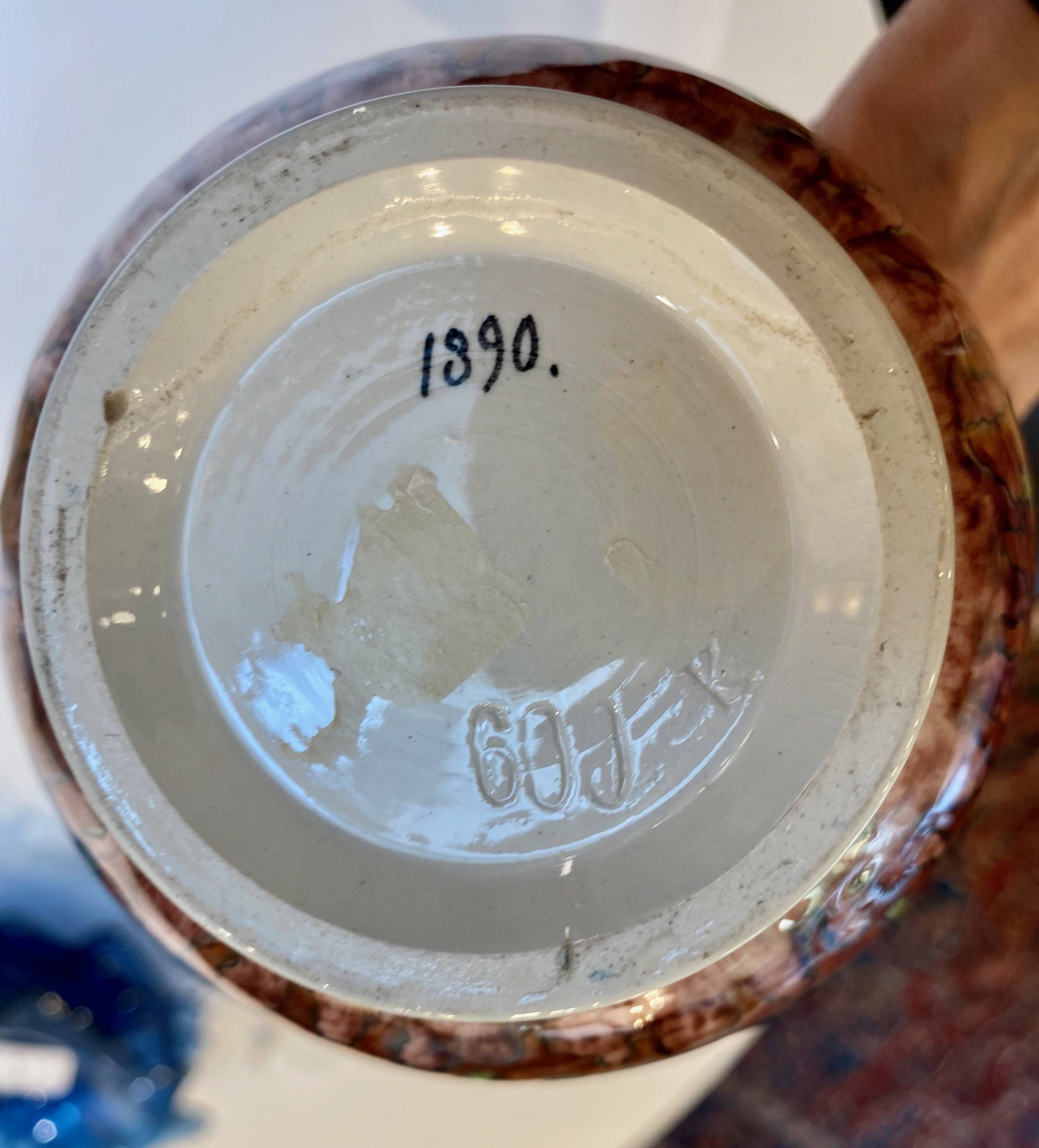 Soliflore vase Boch Frères Keramis