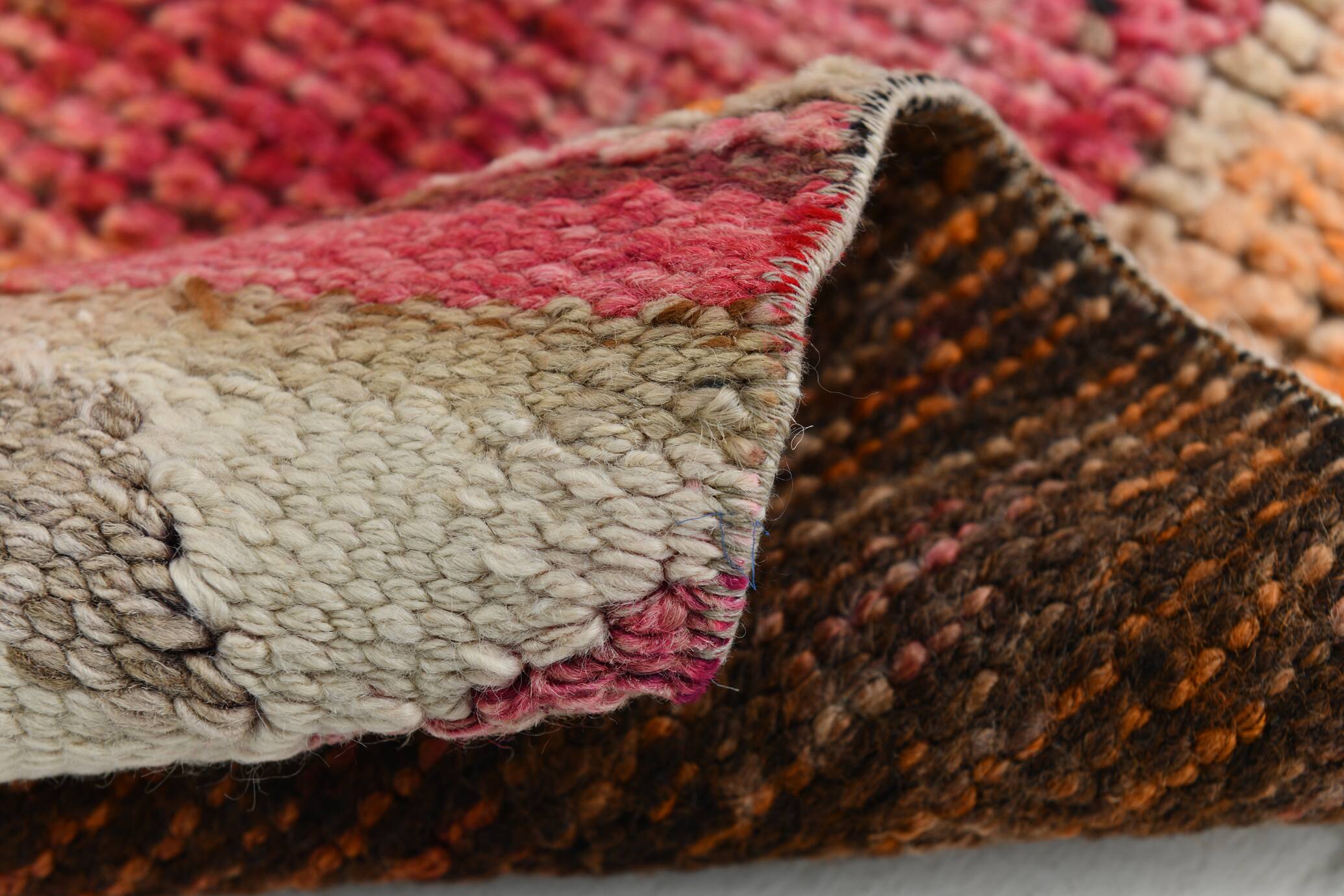 3x10 Turkish Red & Orange Vintage Runner Rug, 90x295Cm
