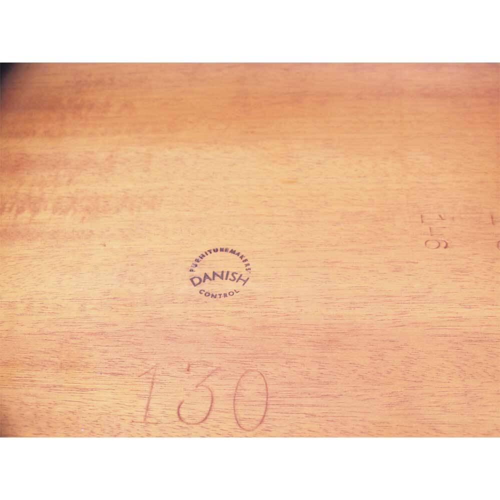 Danish vintage nesting coffee tables by Erling Tovits.