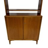 Vintage Wall Cabinet Bookcase Swedish Design 1960s