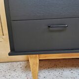 Black chest of drawers
