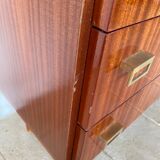 Vintage secretary with light