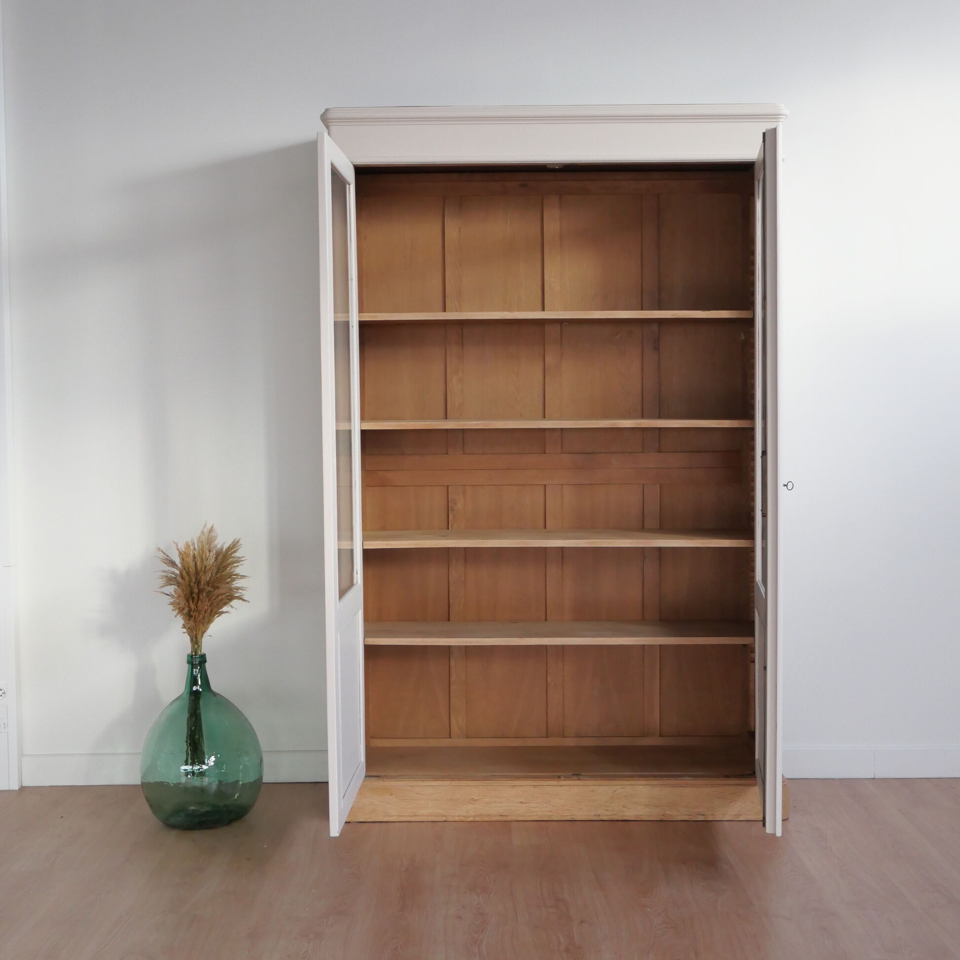 Antique library showcase