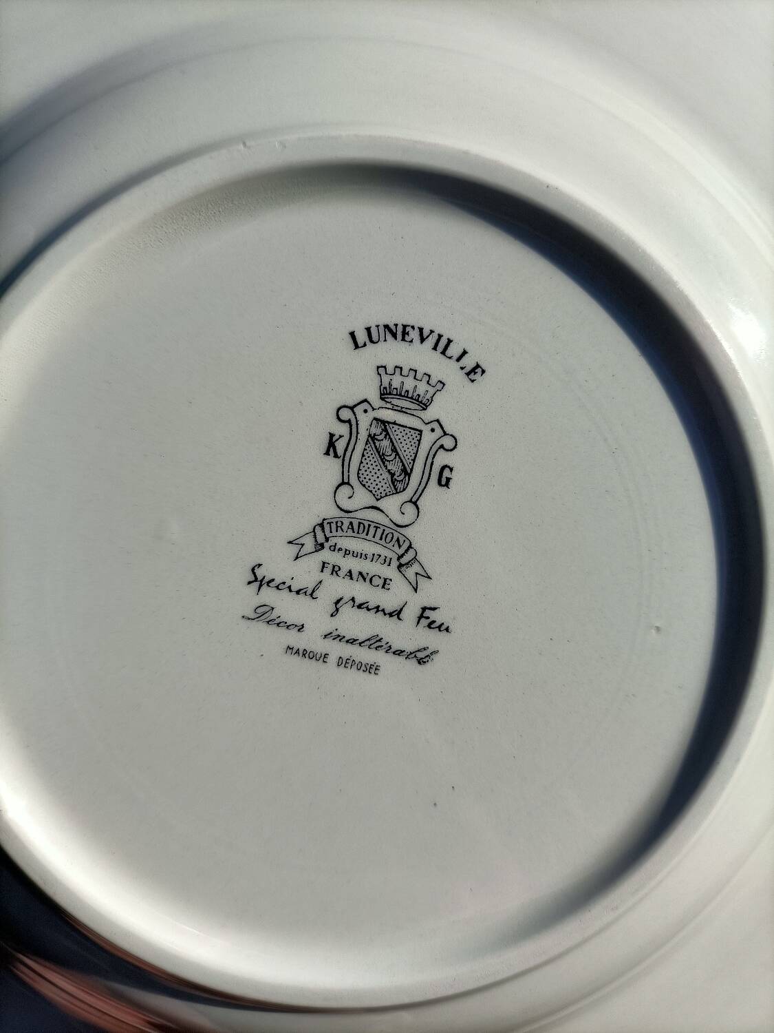 Plates - Lunéville - Grand Feu Special