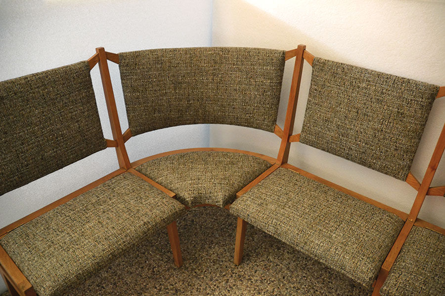 Mid-Century Corner Sofa of Italian Production, 1950s