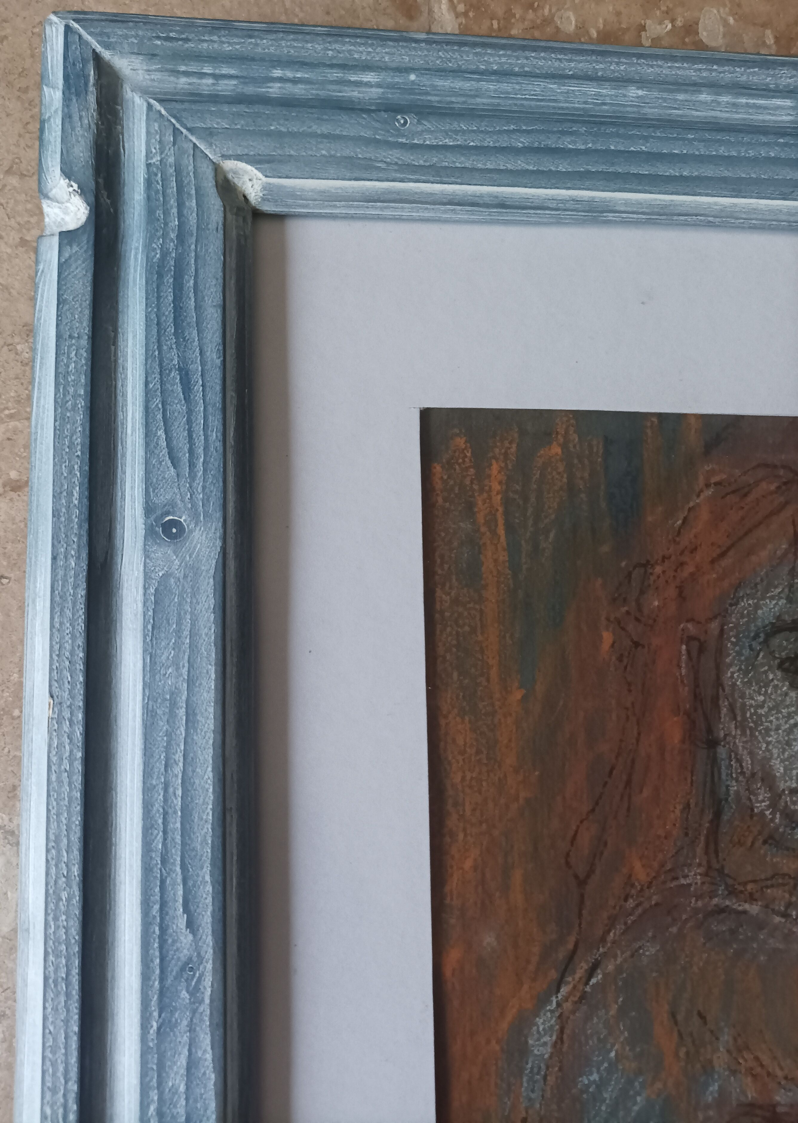 Michel Moskovchenko pastel painting Female Nude