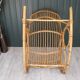 Rocking chair en rotin