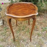 Small side table in walnut and marquetry