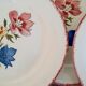 Flat faience plates from Saint-Amand Ceranord vintage maïté model