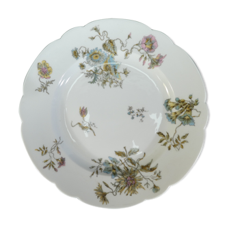 Limoges porcelain round plate for E.Bourgeois Paris no.3