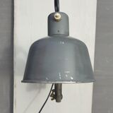 Workshop accordion lamp grey metal