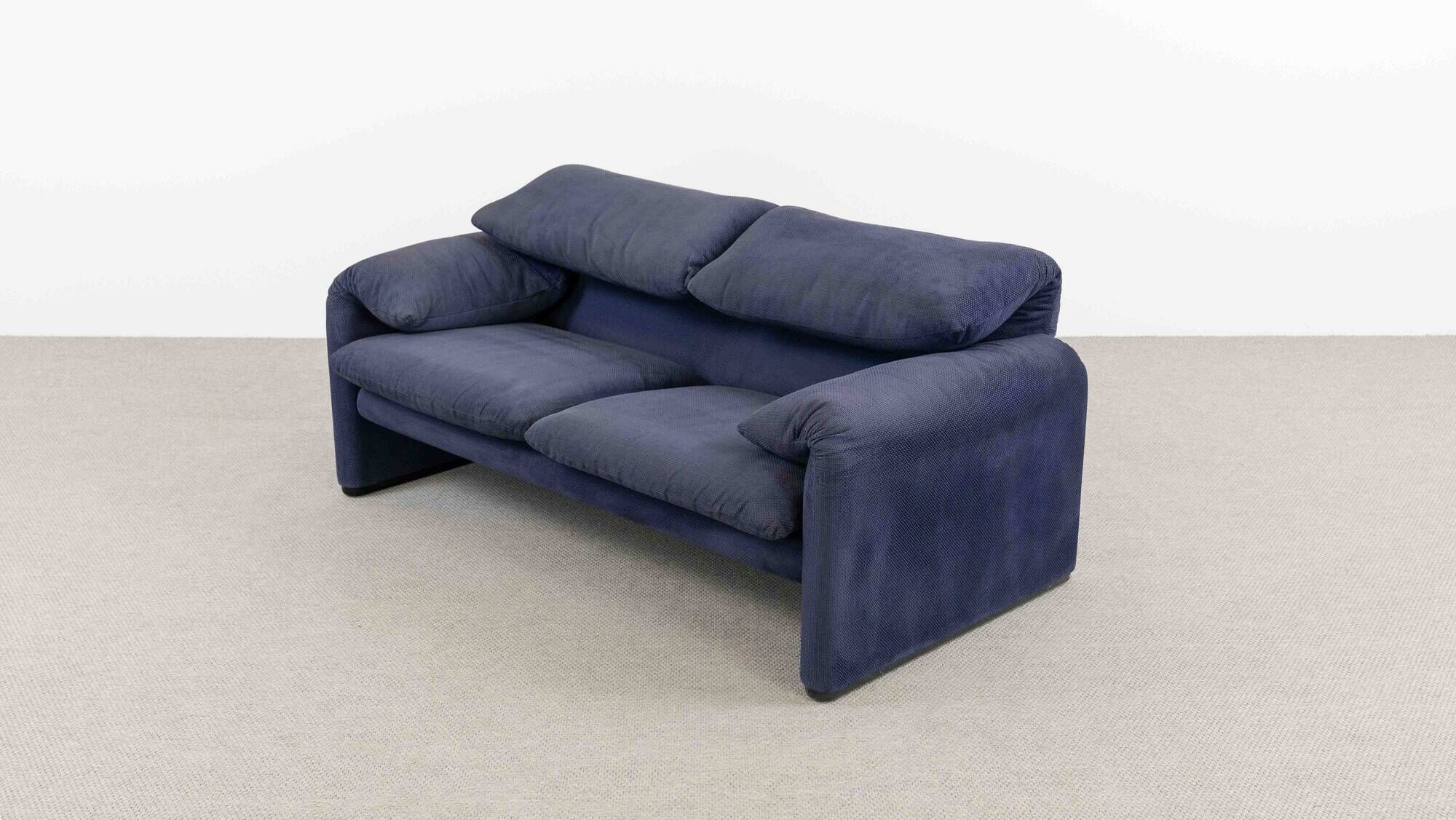 Cassina Maralunga 2-Seat Sofa by Vico Magistretti
