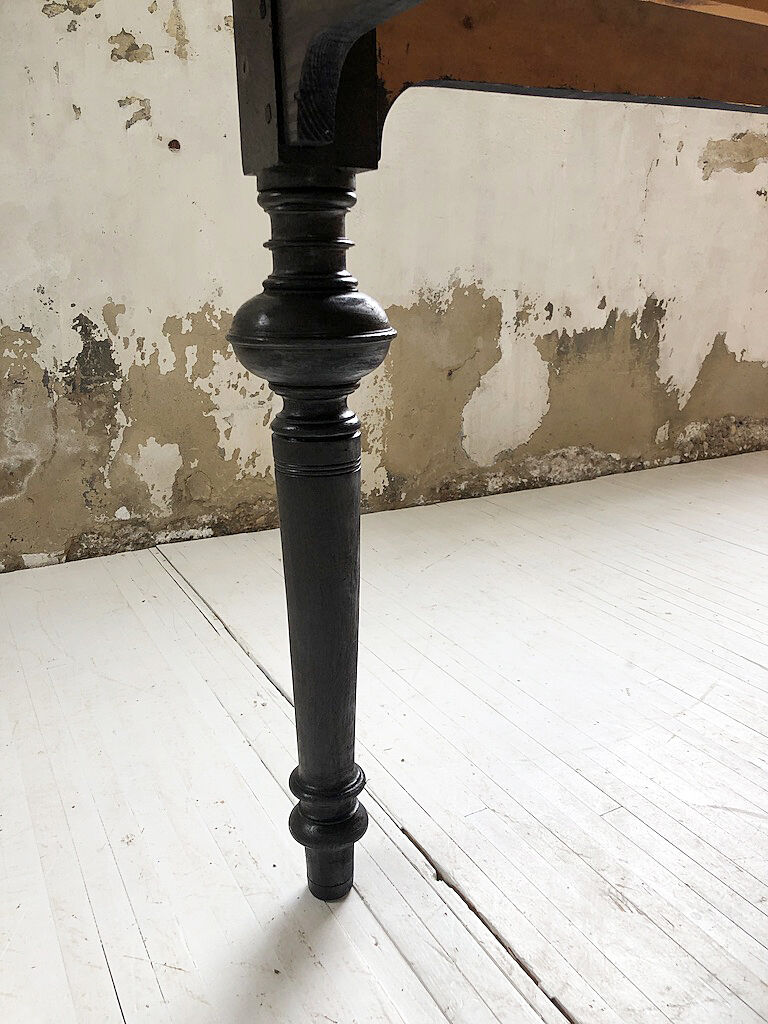 Ancient oak farm table with extensions 218 cm