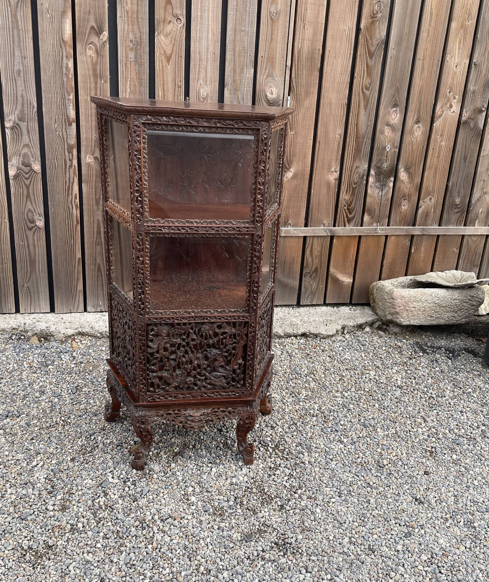 Vitrine cabinet de présentation chinois
