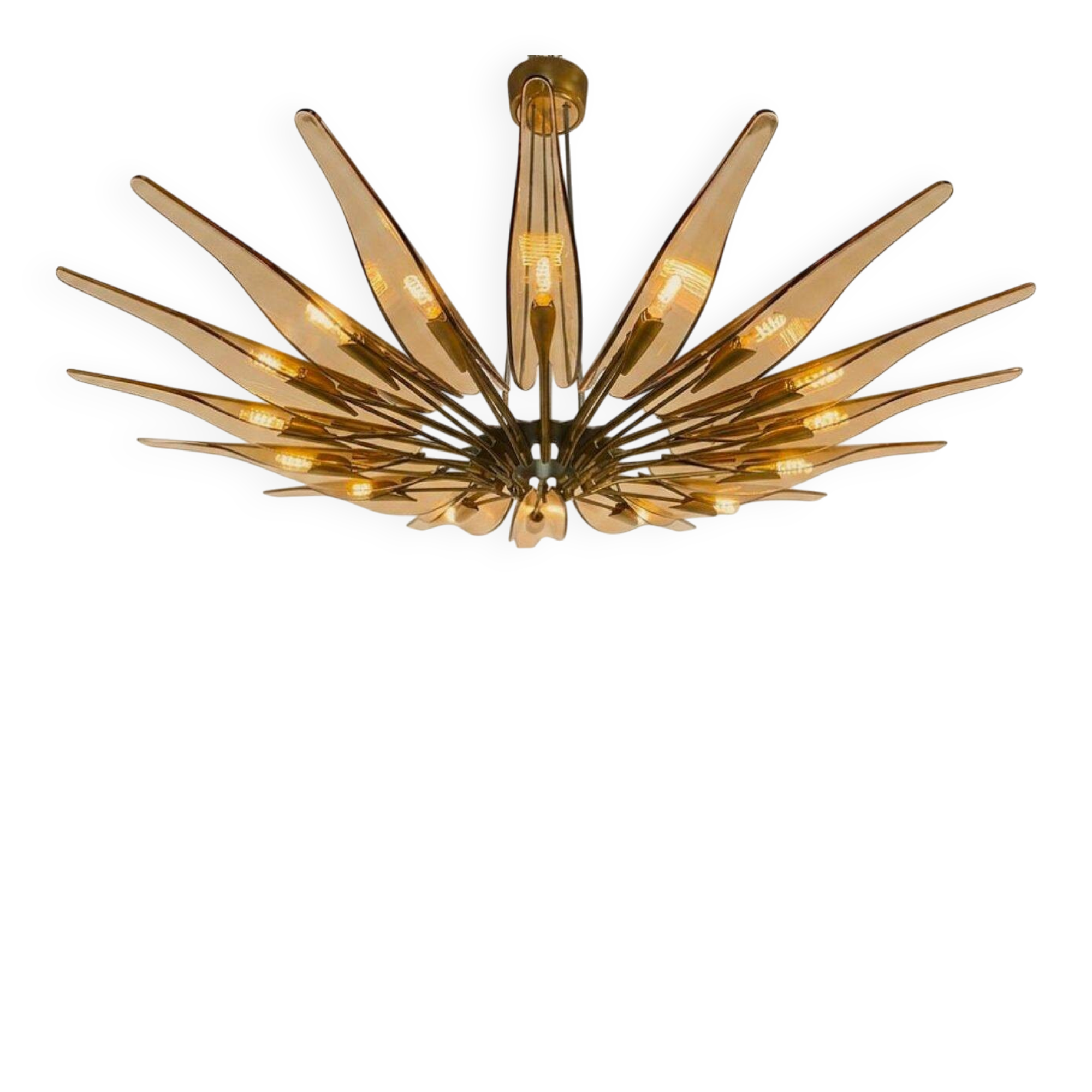 Dahlia Chandelier by Max Ingrand for Fontana Arte
