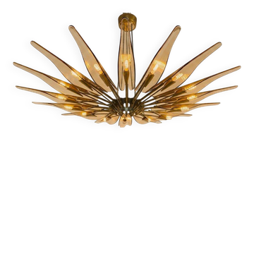 Dahlia Chandelier by Max Ingrand for Fontana Arte