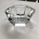 Cendrier en cristal massif