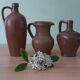 Set of sandstone jugs