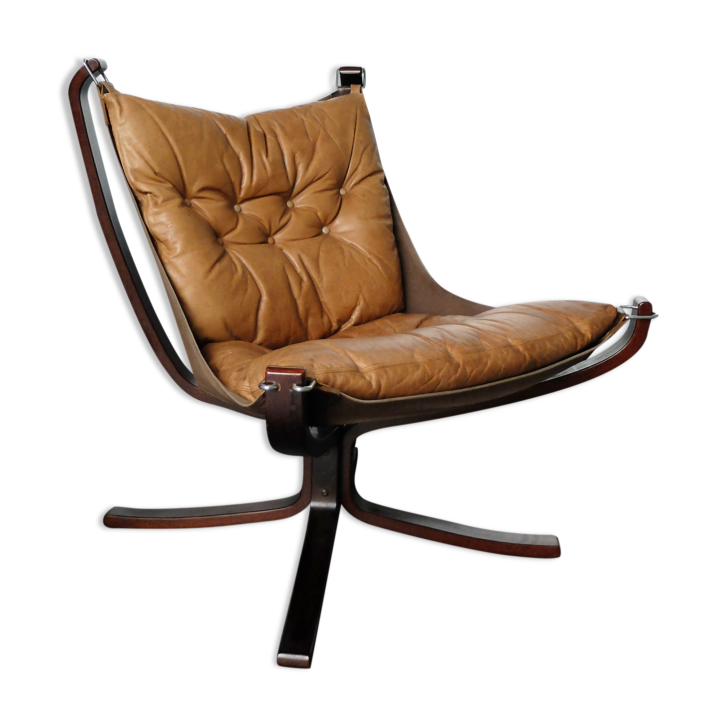 Scandinavian armchair Falcon Chair, Sigurd Resell for Vatne Møbler, Norway 1970